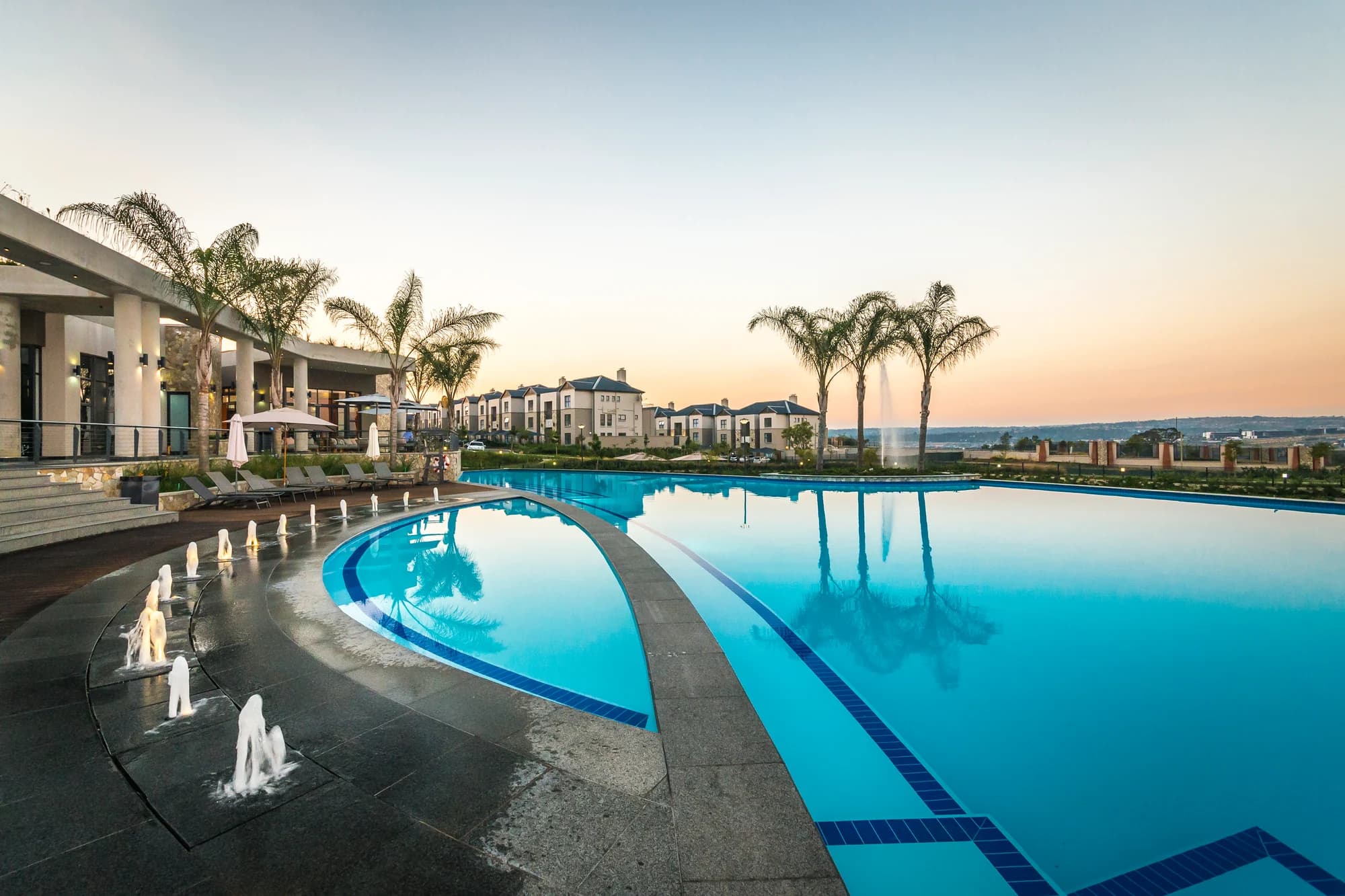 Polofields luxury residential estate and pool lifestyle in Waterfall City